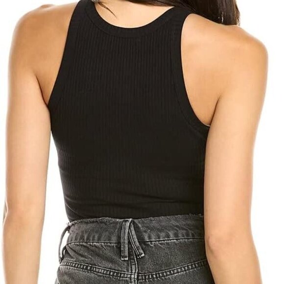 Good American black ribbed thong bodysuit - Picture 9 of 11